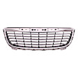 Grille, Chrome Shell with Textured Black Insert, 6 Cyl., 3.6L Engine, CAPA CERTIFIED