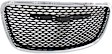 Grille Assembly, Chrome Shell with Painted Black Insert, CAPA CERTIFIED