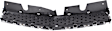 Upper Grille Assembly, Textured Black Shell and Insert, CAPA CERTIFIED