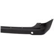Rear Bumper Cover, Textured, Without Parking Aid Sensor Holes