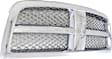 Upper Grille Assembly, Chrome Shell and Insert