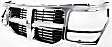 Upper Grille Assembly, Chrome Shell With Textured Black Insert