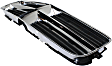 Grille Assembly, Chrome Shell with Painted Gray Insert, Grille, CAPA CERTIFIED