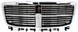 Upper Grille Assembly, Chrome Shell With Textured Black Insert