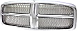 Upper Grille Assembly, Chrome Shell With Gray Insert