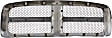 Grille Chrome Shell with Painted Black Insert