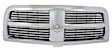 Upper Grille Assembly, Chrome Shell with Textured Black Insert