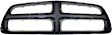 Upper Grille Assembly, Black/Gray