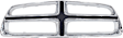 Upper Grille Assembly, Chrome