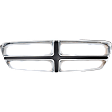 Upper Grille Assembly, Chrome CAPA CERTIFIED