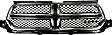 Upper Grille Assembly, Painted Black Shell and Insert CAPA CERTIFIED