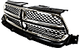 Upper Grille Assembly, Painted Black Shell and Insert CAPA CERTIFIED
