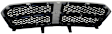 Grille, Painted Gray Shell with Textured Black Insert, with Emblem Provision