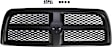 Upper Grille Assembly, Gray Shell with Black Insert CAPA CERTIFIED