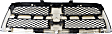 Grille Assembly, Chrome Shell with Painted Black Insert, Grille