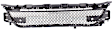 Upper Grille Assembly, Textured Black Shell and Insert