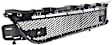 Upper Grille Assembly, Textured Black Shell and Insert