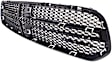 Upper Grille Assembly, Textured Black, CAPA CERTIFIED