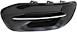 Front, Passenger Side Fog Light Cover, Black, CAPA Certified