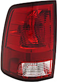 Driver Side Halogen Tail Light, Without bulb(s), OE Replacement