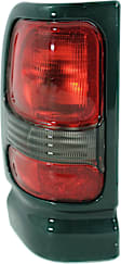 Driver Side Tail Light, Without bulb(s), Halogen, Clear and Red Lens