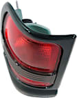 Driver Side Tail Light, Without bulb(s), Halogen, Clear and Red Lens