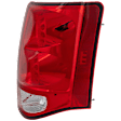 Passenger Side Tail Light, with Bulb, LED, Clear and Red Lens, 6 Cyl., 3.6L Engine