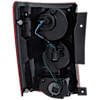Passenger Side Tail Light, with Bulb, LED, Clear and Red Lens, 6 Cyl., 3.6L Engine