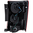 Driver Side Tail Light, With bulb(s), LED, Clear and Red Lens, 6 Cyl., 3.6L Engine, CAPA Certified