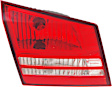 Driver Side, Inner Tail Light, with Bulb, Halogen, Mounts On Liftgate, CAPA Certified