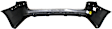 Rear Primed Bumper Cover, With Parking Aid Sensor and Molding Holes CAPA Certified