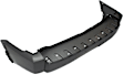 Rear Primed Bumper Cover, With Tow Hook Hole, Without Parking Aid Sensor Holes
