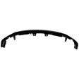 Front, Upper Primed Bumper Cover, Except XL/SVT Models, Without Parking Aid Sensor Holes, Without Fog Light Holes, Without Fender Molding Holes, CAPA Certified