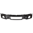 Front Bumper, Powdercoated Black, Without Mounting Brackets, CAPA CERTIFIED