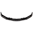 Front Bumper, Powdercoated Black, Without Mounting Brackets, CAPA CERTIFIED