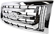 Grille, Chrome Shell with Black Insert, XLT Model, CAPA Certified