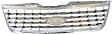 Upper Grille Assembly, Chrome