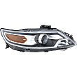 Passenger Side Headlight, with Bulb, Halogen, Clear Lens, CAPA Certified
