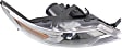 Passenger Side Headlight, with Bulb, Halogen, Clear Lens, CAPA Certified