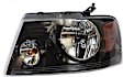 Driver Side Headlight, with Bulb, Halogen, Black Bezel, Harley-Davidson Edition Model, 8 Cyl., 5.4L Engine, CAPA Certified