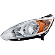Driver Side Headlight, with Bulb, Halogen, Clear Lens, 4 Cyl., 2.0L Engine