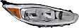 Passenger Side Headlight, with Bulb, Halogen, Titanium Model, CAPA Certified