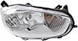 Passenger Side Headlight, with Bulb, Halogen, Titanium Model, CAPA Certified