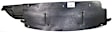 Front Engine Splash Shield, Engine Under Cover/Air Deflector