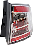 Passenger Side Tail Light, with Bulb, Halogen, Clear and Red Lens, Except 09-10 Sport Model, CAPA CERTIFIED