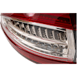 Driver Side, Outer Tail Light, with Bulb, Halogen, Red Lens, Energi/Titanium Models