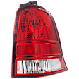 Passenger Side Halogen Tail Light, With bulb(s), OE Replacement