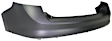 Rear, Upper Primed Bumper Cover, 6 Cyl., 3.5L Engine, Without Parking Aid Sensor Holes, CAPA Certified