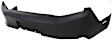 Rear Primed Bumper Cover, With Mud Flaps Holes, CAPA Certified