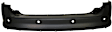 Rear, Upper Primed Bumper Cover, 6 Cyl., 3.5L Engine, With Parking Aid Sensor Holes, CAPA CERTIFIED